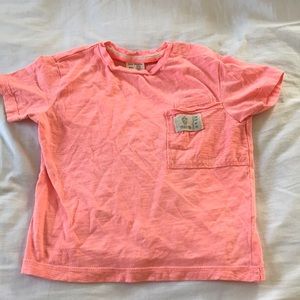 ❌Zara coral shirt sleeve shirt